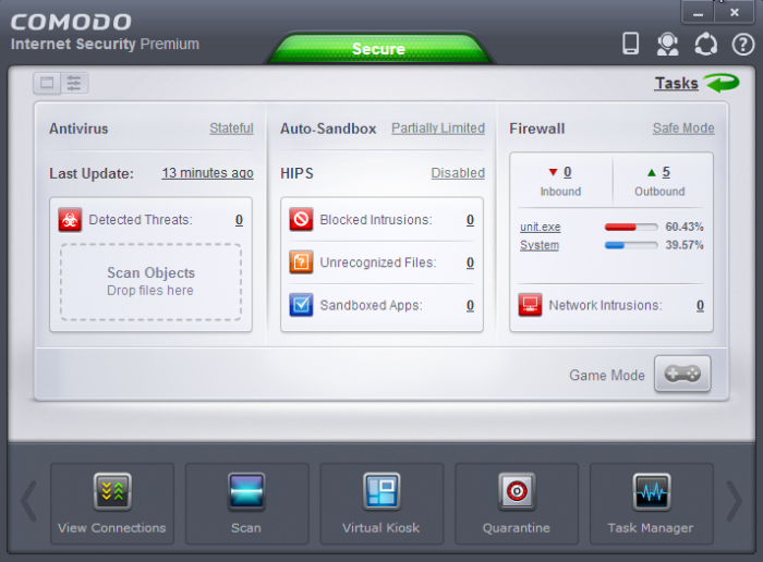 comodo internet security software